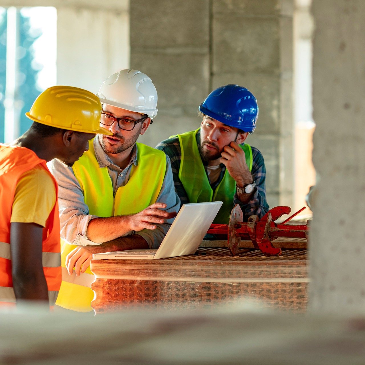 talking, friends, worker, talking, worker, workers